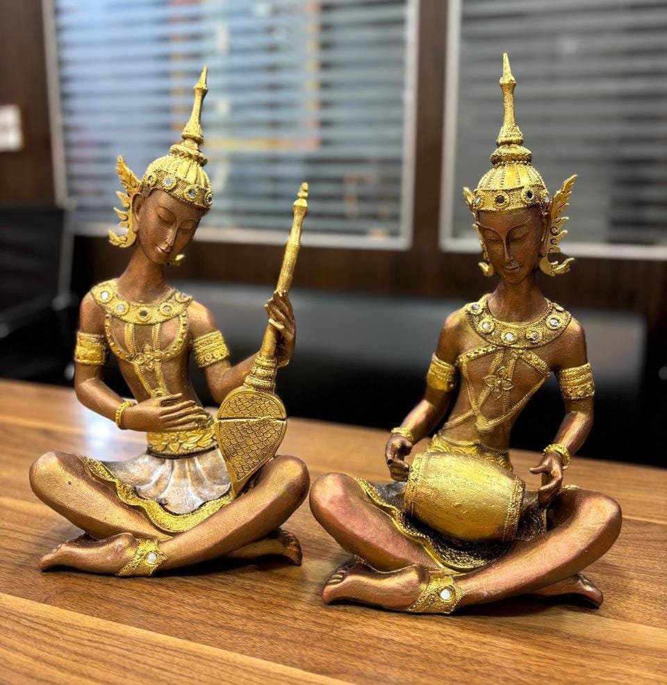 Musician Duo Figurine